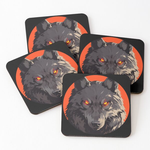 Item preview, Wolf, Big black wolf, Black wolf designed and sold by PatternFly.