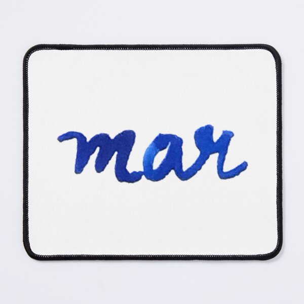 Item preview, Sticker with the word "Sea" in watercolor designed and sold by ElizabethCoelho.