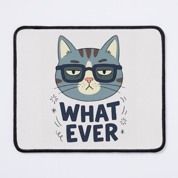 Item preview, Whatever Sarcastic Cat | Funny Grumpy Feline Introvert Humor designed and sold by EverClassic.