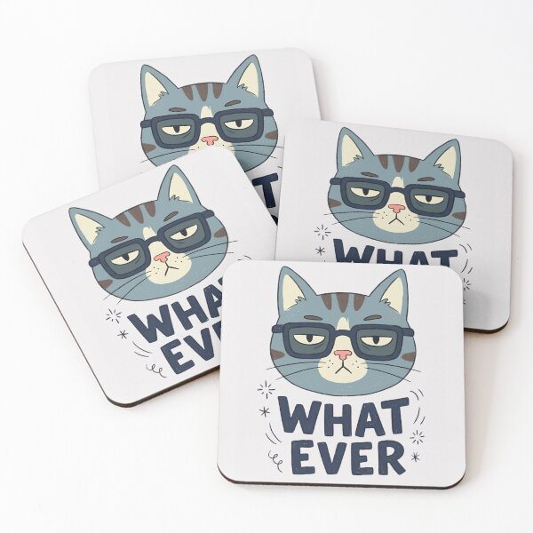 Item preview, Whatever Sarcastic Cat | Funny Grumpy Feline Introvert Humor designed and sold by EverClassic.