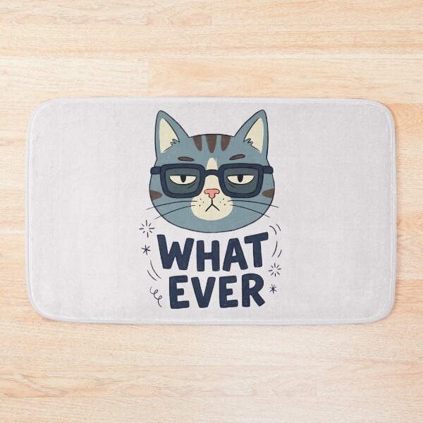 Item preview, Whatever Sarcastic Cat | Funny Grumpy Feline Introvert Humor designed and sold by EverClassic.