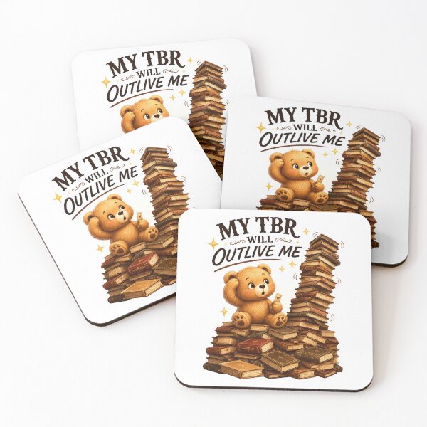 Item preview, My TBR Will Outlive Me Teddy Bear designed and sold by DreamTags Studio.
