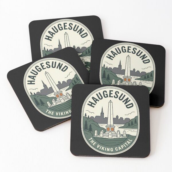 Item preview, Haugesund Norway Viking Capital Vintage Travel Emblem designed and sold by k3rstman1.