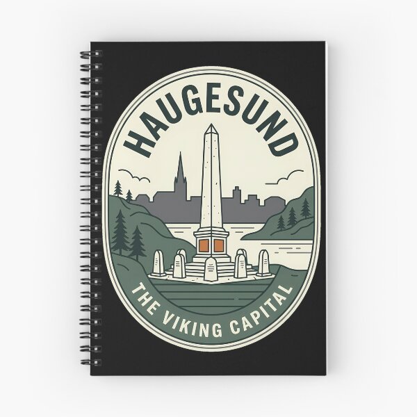 Item preview, Haugesund Norway Viking Capital Vintage Travel Emblem designed and sold by k3rstman1.