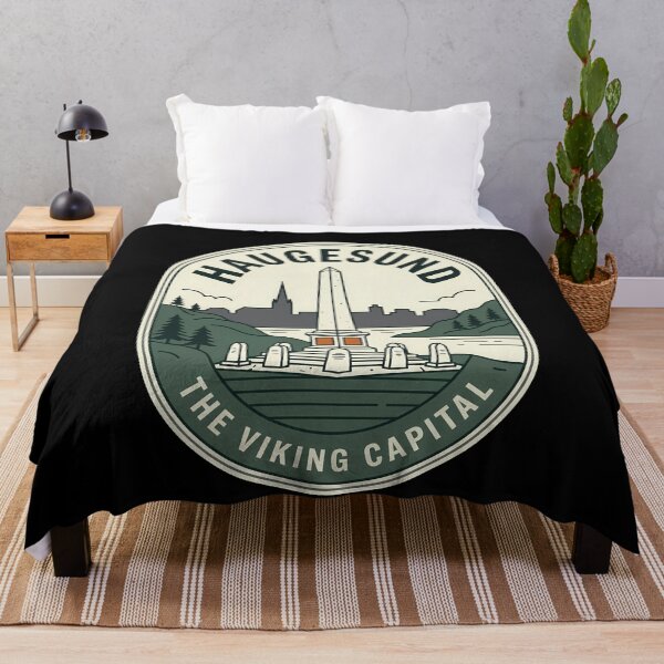 Item preview, Haugesund Norway Viking Capital Vintage Travel Emblem designed and sold by k3rstman1.