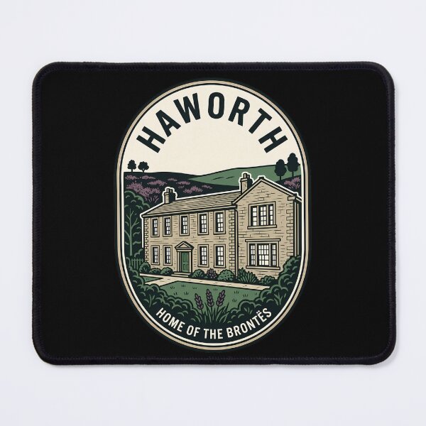 Item preview, Haworth Brontë Parsonage Vintage Travel Emblem designed and sold by k3rstman1.