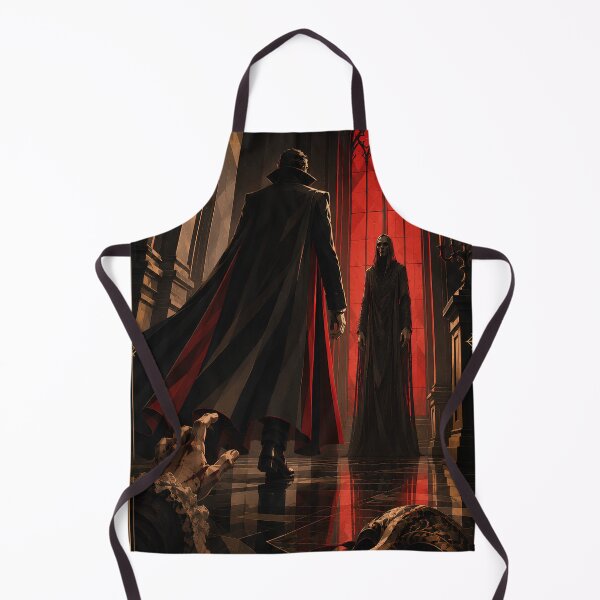Item preview, Dracula Faces the Red Death | Gothic Art Deco Literary Crossover designed and sold by Extravanganzza.