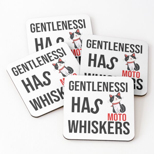 Item preview, Gentleness Has Moto Whiskers Funny Cat Biker Design | Cute Motorcycle Cat Gift designed and sold by PrintforDesign.