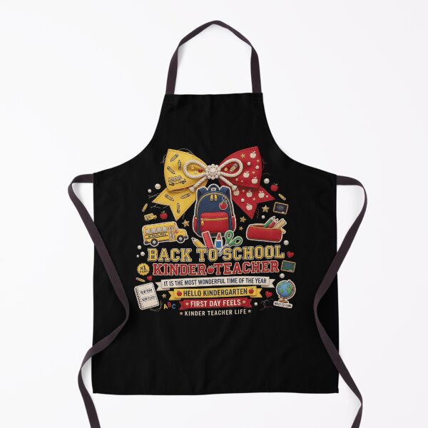 Item preview, Kinder Teacher Back To School Hello Kindergarten designed and sold by Roy & Tiffany.