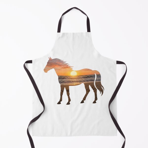 Item preview, Stallion Facing the Ocean at Sunset designed and sold by OTSC.
