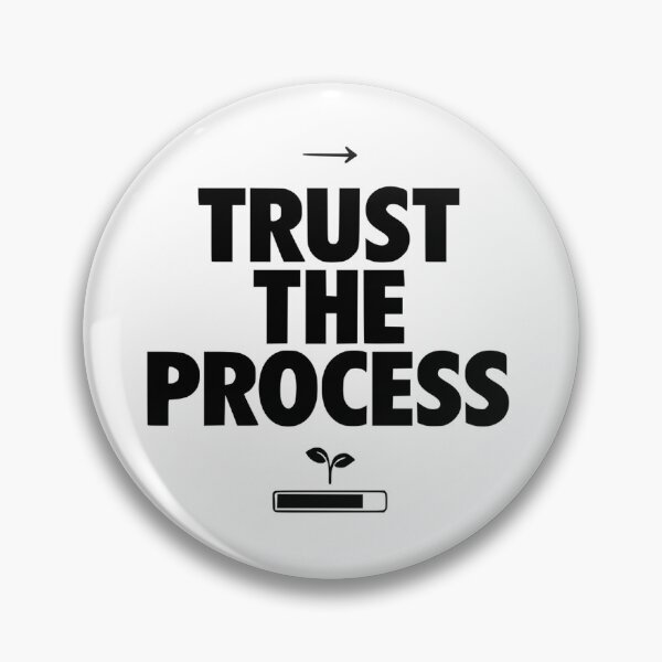 Item preview, Trust The Process  | Motivational Process designed and sold by Brand Uno Studio.