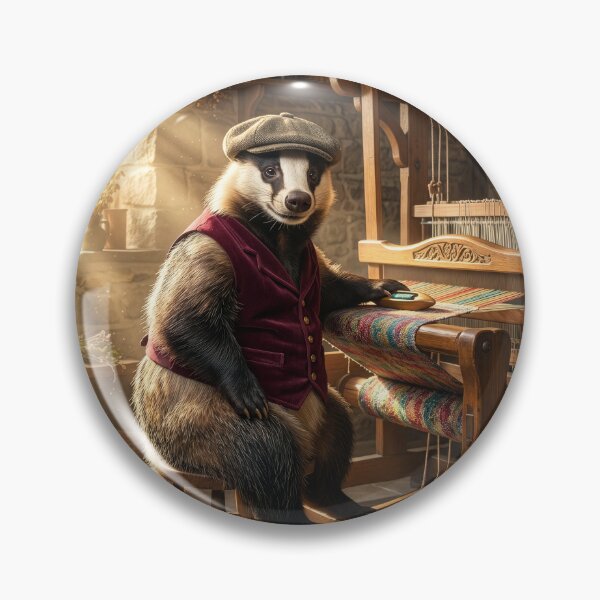 Item preview, Badger Makes a Living at the Loom designed and sold by Tridentulus.