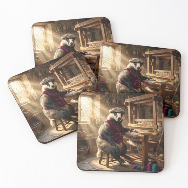 Item preview, Badger Makes a Living at the Loom designed and sold by Tridentulus.