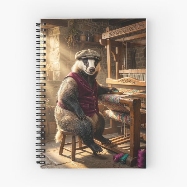 Item preview, Badger Makes a Living at the Loom designed and sold by Tridentulus.