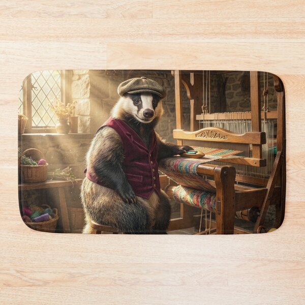 Item preview, Badger Makes a Living at the Loom designed and sold by Tridentulus.