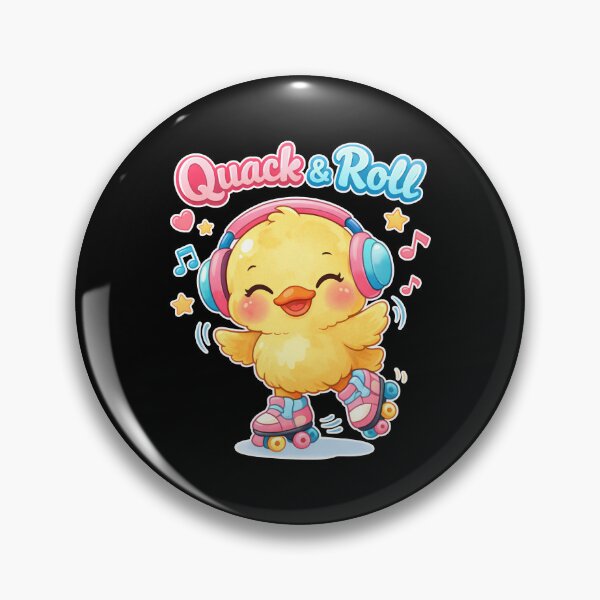 Item preview, Cute Kawaii Duck | Quack & Roll Funny Dancing Duck Gift for Duck Lovers | Watercolor Animal  designed and sold by stylishdzign.