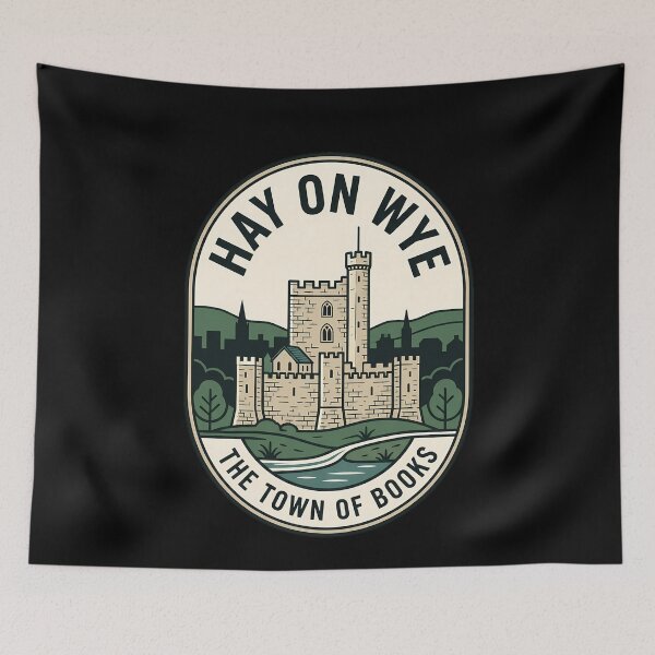 Item preview, Hay On Wye Town of Books Vintage Travel designed and sold by k3rstman1.