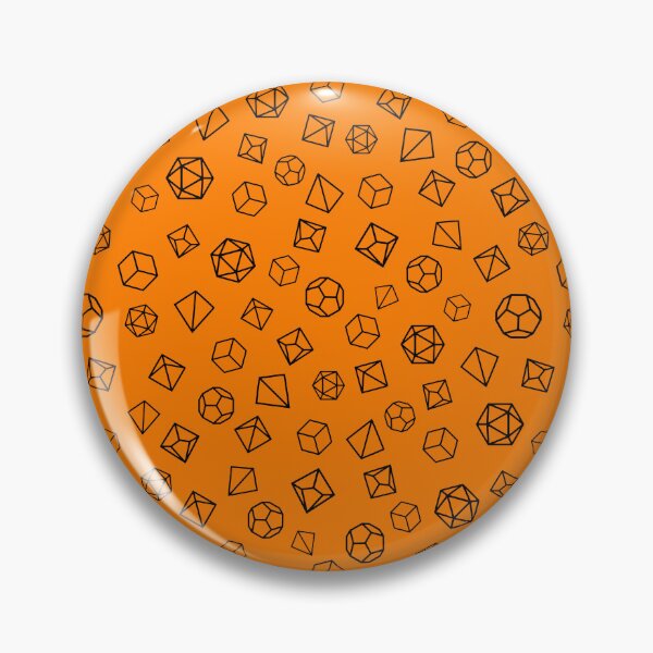 Item preview, Dice Pattern Orange designed and sold by MysticMetalwork.