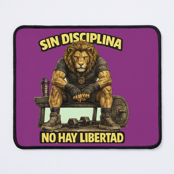 Item preview, WITHOUT DISCIPLINE, THERE IS NO FREEDOM | Motivational Lion | Strength, Perseverance, and Mindset designed and sold by Tienda Argentina.