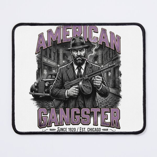 Item preview, American Gangster 1920s Chicago Vintage Mafia Art designed and sold by rich-moda.