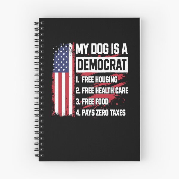 Item preview, My Dog is A Democrat Free Housing designed and sold by varioarts.
