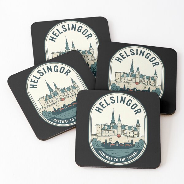 Item preview, Helsingor Denmark Kronborg Castle Vintage Travel Emblem designed and sold by k3rstman1.