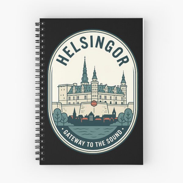 Item preview, Helsingor Denmark Kronborg Castle Vintage Travel Emblem designed and sold by k3rstman1.