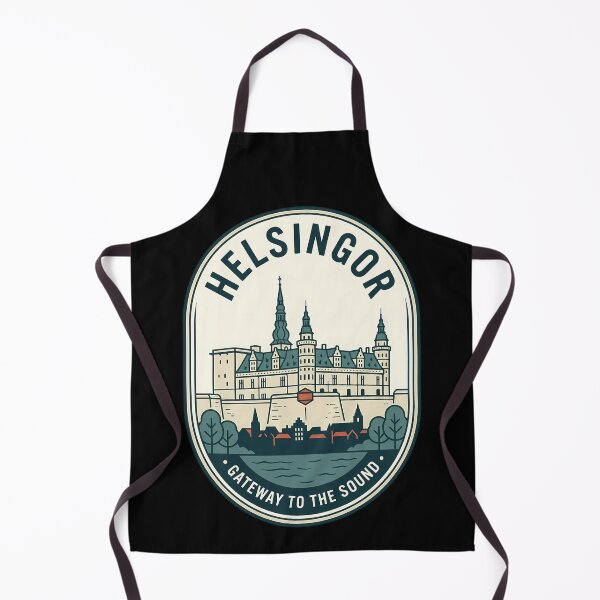 Item preview, Helsingor Denmark Kronborg Castle Vintage Travel Emblem designed and sold by k3rstman1.