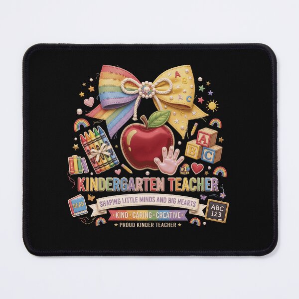Item preview, Kindergarten Teacher Shaping Little Minds And Big Hearts designed and sold by Roy & Tiffany.