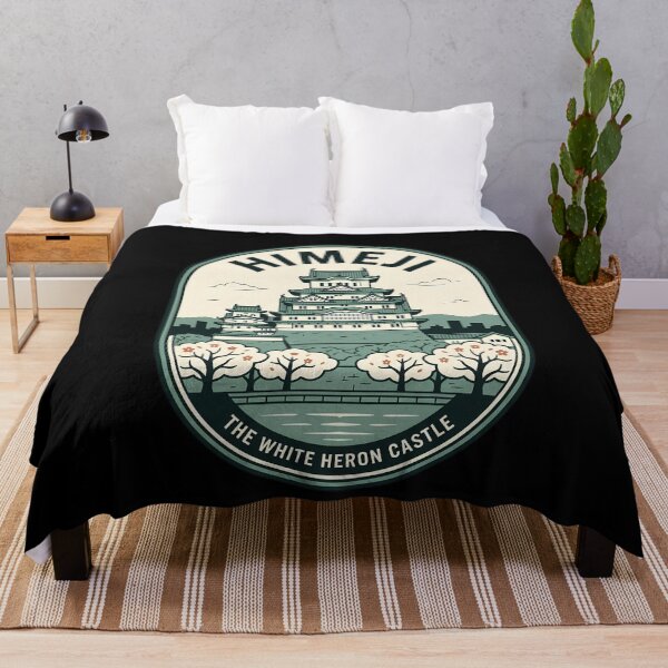 Item preview, Himeji Castle Japan Vintage Travel Emblem designed and sold by k3rstman1.