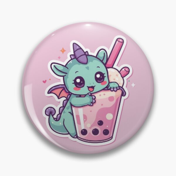 Item preview, Cute Bubble Tea Dragon Kawaii Sticker | Adorable Baby Dragon Boba Gift designed and sold by Stylestickers55.