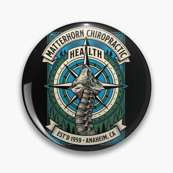Item preview, Matterhorn Chiropractic We've Got Your Back Mountain Est'd 1959 Anaheim CA designed and sold by thenewall.