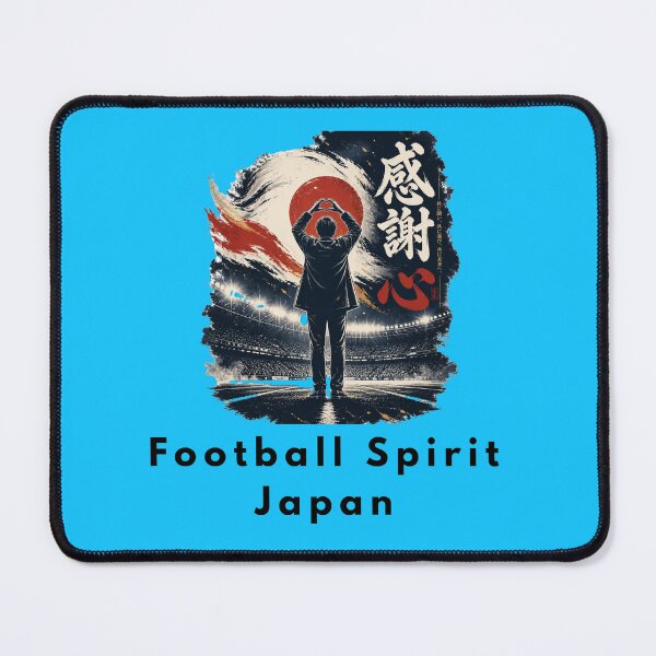Item preview, Japanese Football Tribute Coach Heart Gratitude Shodo designed and sold by LEOdesignerArt.