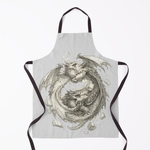 Item preview, Book Dragon Yin Yang - Fantasy Sketch Design designed and sold by DreamCloths12.