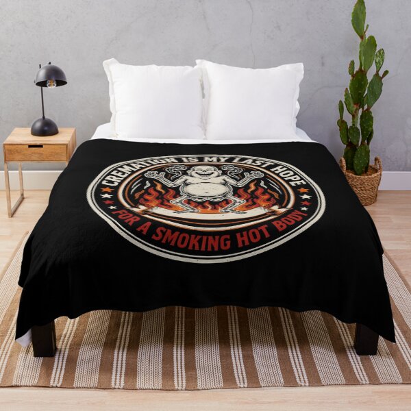 Item preview, Cremation is My Last Hope for A Smoking Hot Body Funny Humor Quote designed and sold by Redgiant87x.