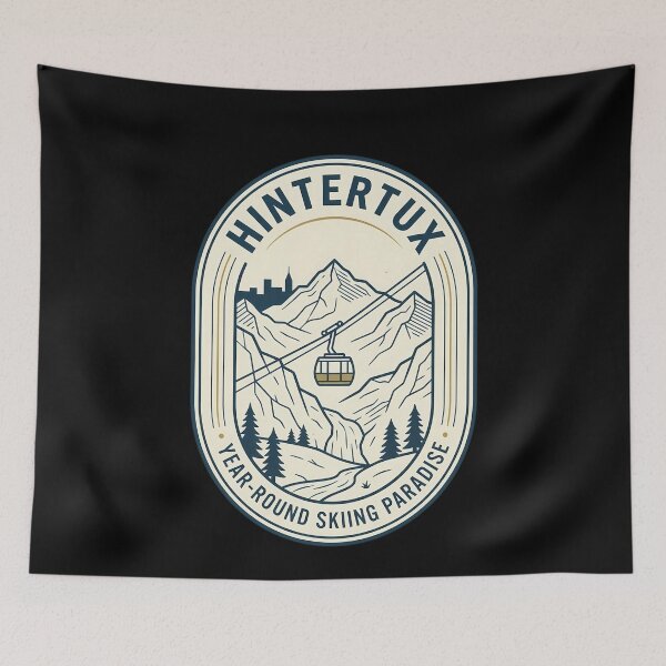 Item preview, Hintertux Austria Vintage Travel Emblem Skiing Paradise designed and sold by k3rstman1.