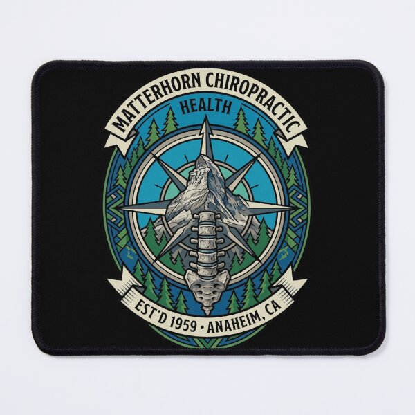 Item preview, Matterhorn Chiropractic We've Got Your Back Mountain Est'd 1959 Anaheim CA designed and sold by thenewall.