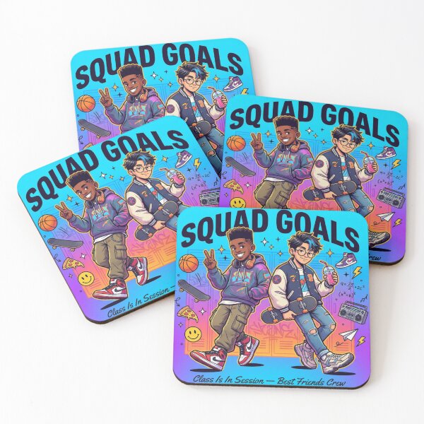 Item preview, Squad Goals Class Is In Session Illustration designed and sold by inkstablestudio.