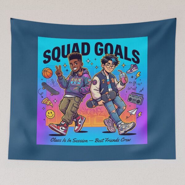 Item preview, Squad Goals Class Is In Session Illustration designed and sold by inkstablestudio.