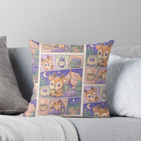 Item preview, Kawaii Cozy Camping Deer designed and sold by Gift Phrase Studio.
