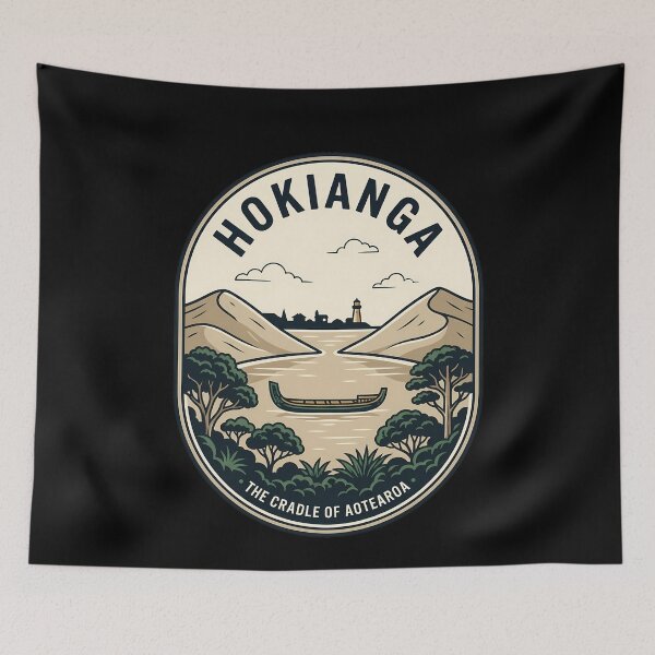Item preview, Hokianga Aotearoa Cradle Vintage Travel Emblem designed and sold by k3rstman1.