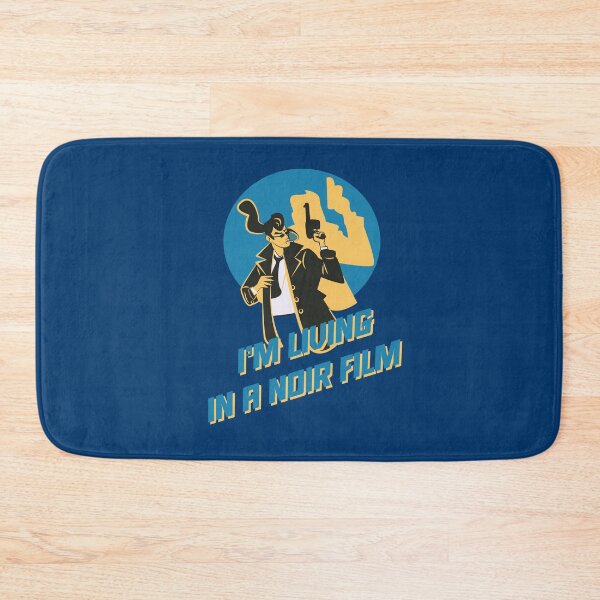 Item preview, I’m Living in a Noir Film Vintage Detective Illustration designed and sold by beboplab.