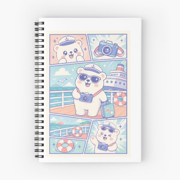 Item preview, Kawaii Polar Bear Cruise Tourist designed and sold by Gift Phrase Studio.