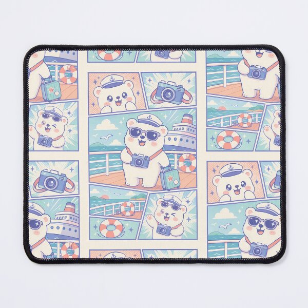 Item preview, Kawaii Polar Bear Cruise Tourist designed and sold by Gift Phrase Studio.