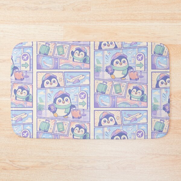 Item preview, Kawaii Airport Traveler Penguin designed and sold by Gift Phrase Studio.
