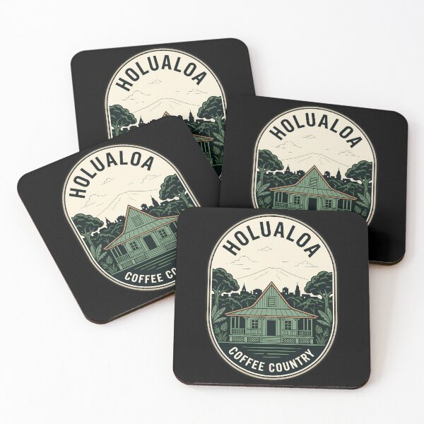 Item preview, Holualoa Hawaii Coffee Country Vintage Travel Emblem designed and sold by k3rstman1.