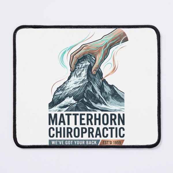 Item preview, Matterhorn Chiropractic We've Got Your Back Mountain Est'd 1959 Anaheim CA designed and sold by thenewall.
