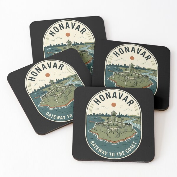 Item preview, Honavar India Coastal Fort Vintage Travel Emblem designed and sold by k3rstman1.