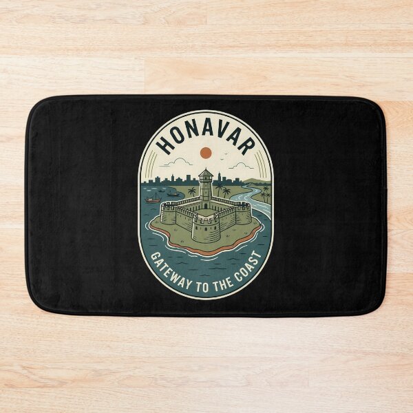 Item preview, Honavar India Coastal Fort Vintage Travel Emblem designed and sold by k3rstman1.