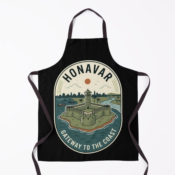 Item preview, Honavar India Coastal Fort Vintage Travel Emblem designed and sold by k3rstman1.